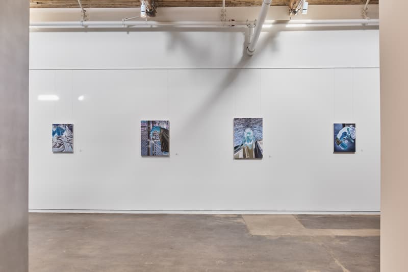 dre wilkin when the air is blue foil gallery montreal exhibition