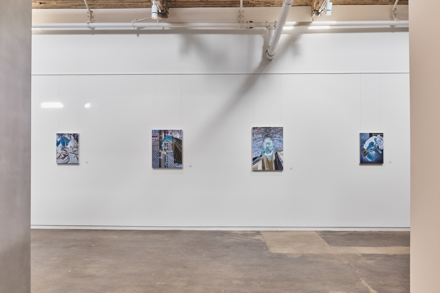 dre wilkin when the air is blue foil gallery montreal exhibition