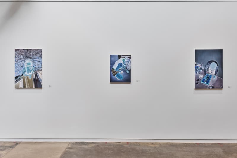 dre wilkin when the air is blue foil gallery montreal exhibition