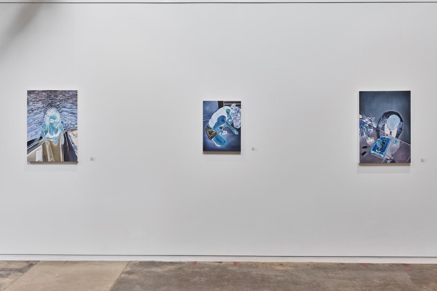 dre wilkin when the air is blue foil gallery montreal exhibition