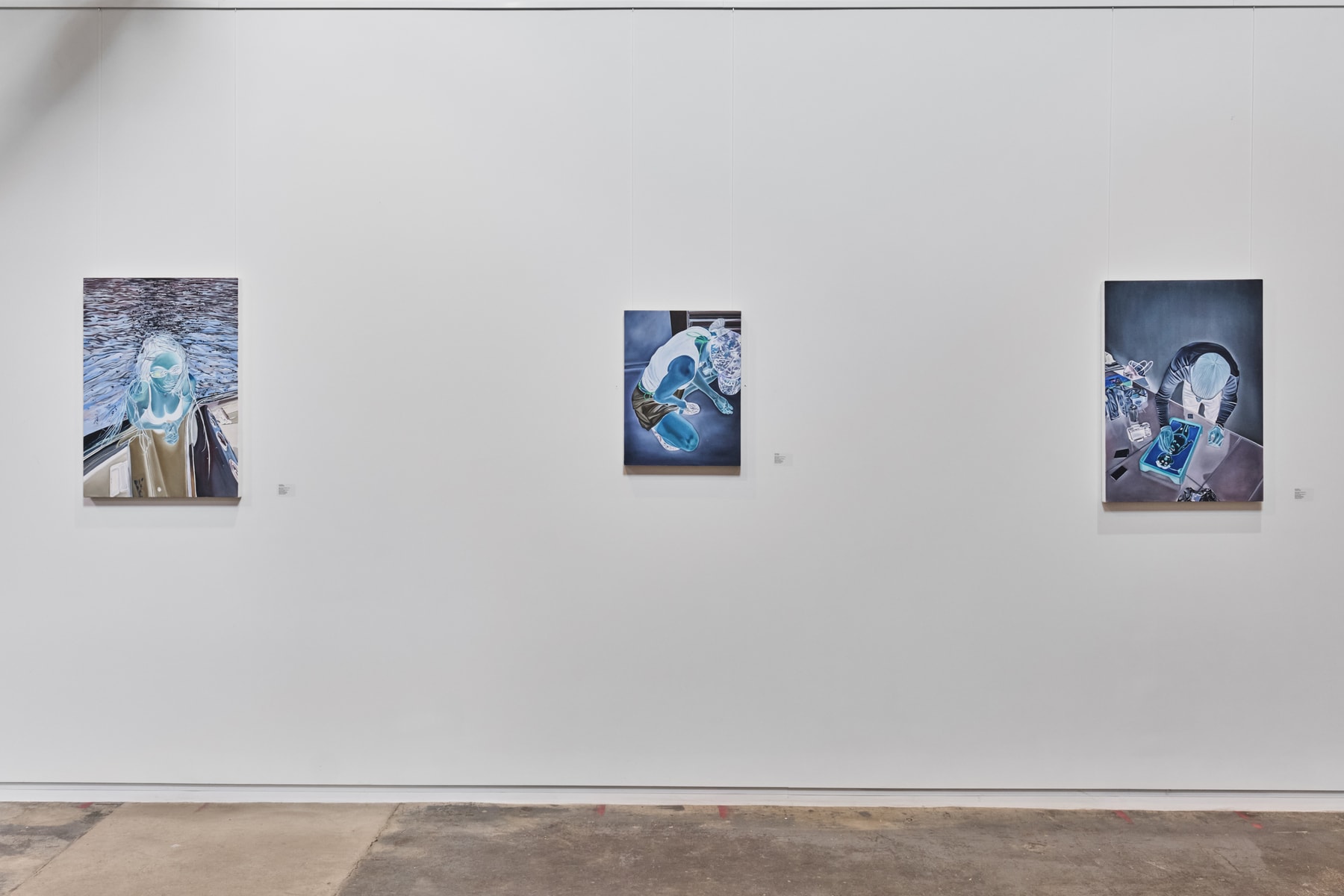 dre wilkin when the air is blue foil gallery montreal exhibition