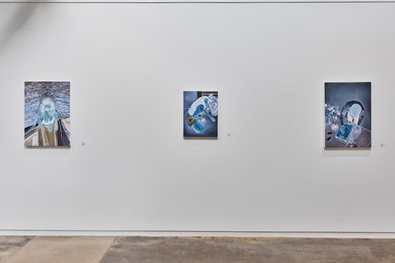 dre wilkin when the air is blue foil gallery montreal exhibition