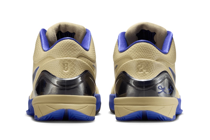 First Look at the FC Barcelona x Nike Kobe 4 Protro "Team Gold" Team Gold/Black-Persian Violet IM2532-701