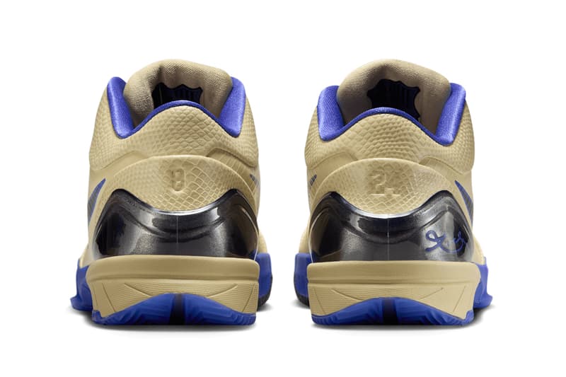 First Look at the FC Barcelona x Nike Kobe 4 Protro "Team Gold" Team Gold/Black-Persian Violet IM2532-701