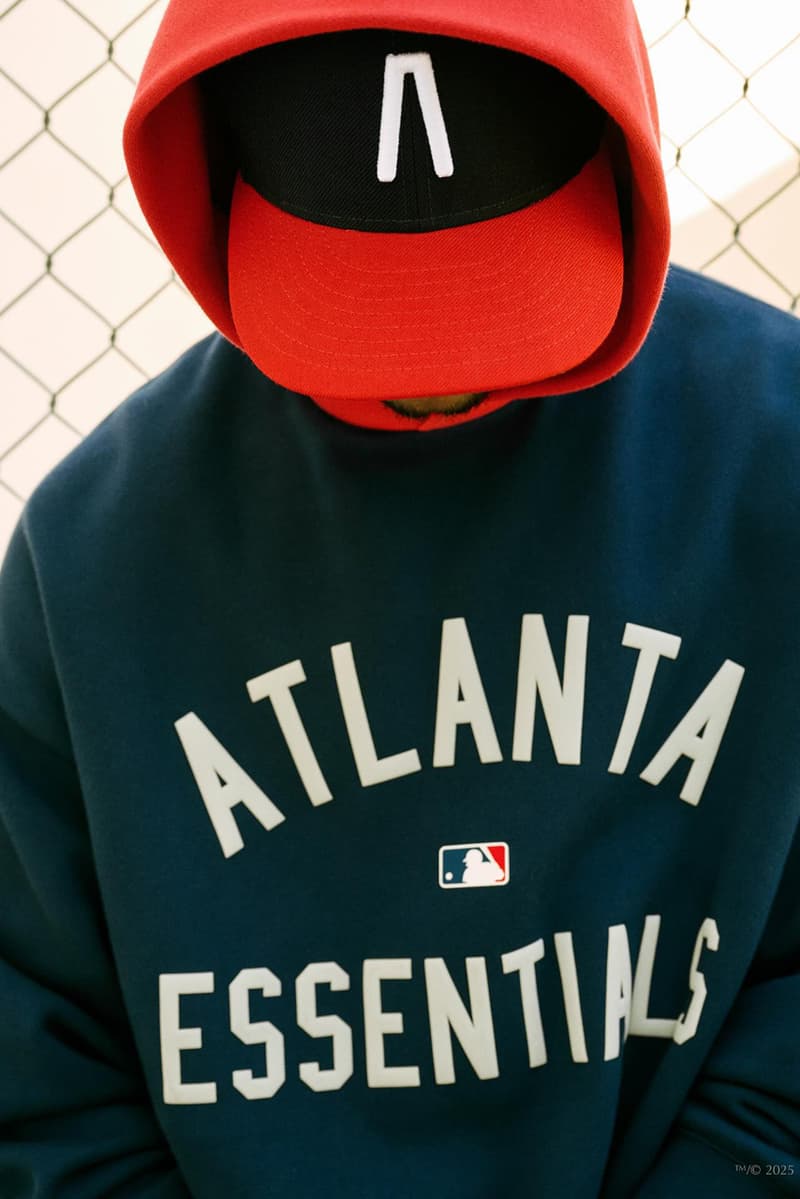 2 Chainz Fear of God Essentials x MLB Atlanta Capsule Release Date Stockist Information