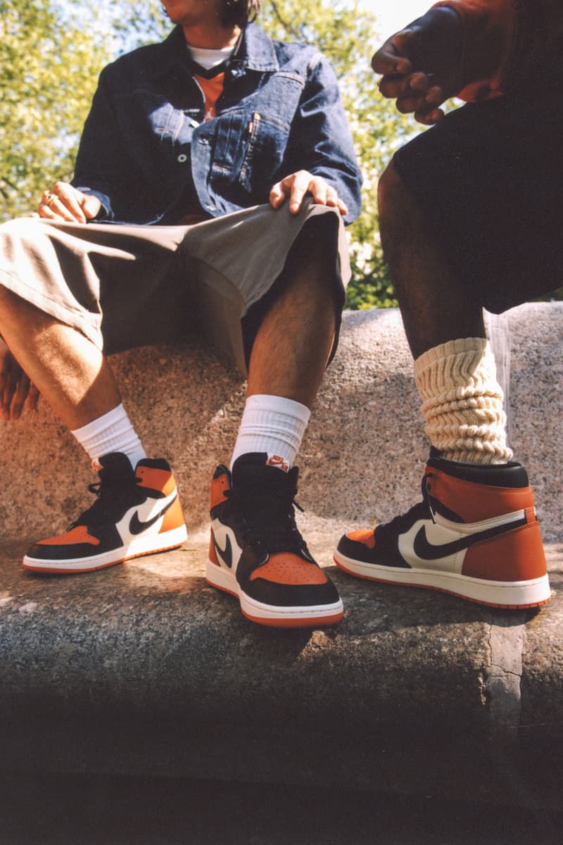 footlocker jordan brand air jordan 1 shattered backboard starfish zoomx strobel midsole 40 year anniversary 