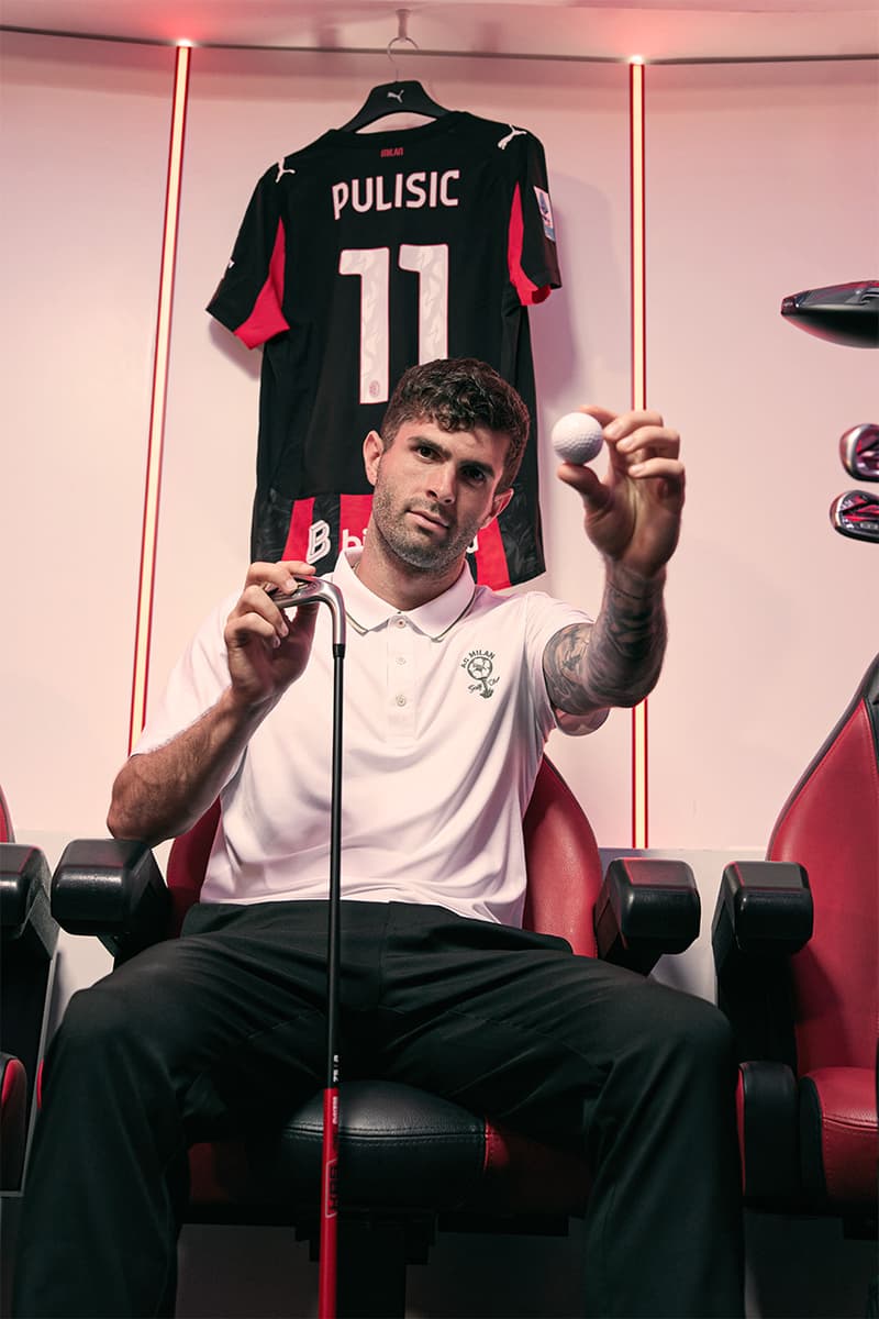 PUMA Golf AC Milan Football Soccer Pulisic Collection Collaboration polo hoodie jacket t shirt