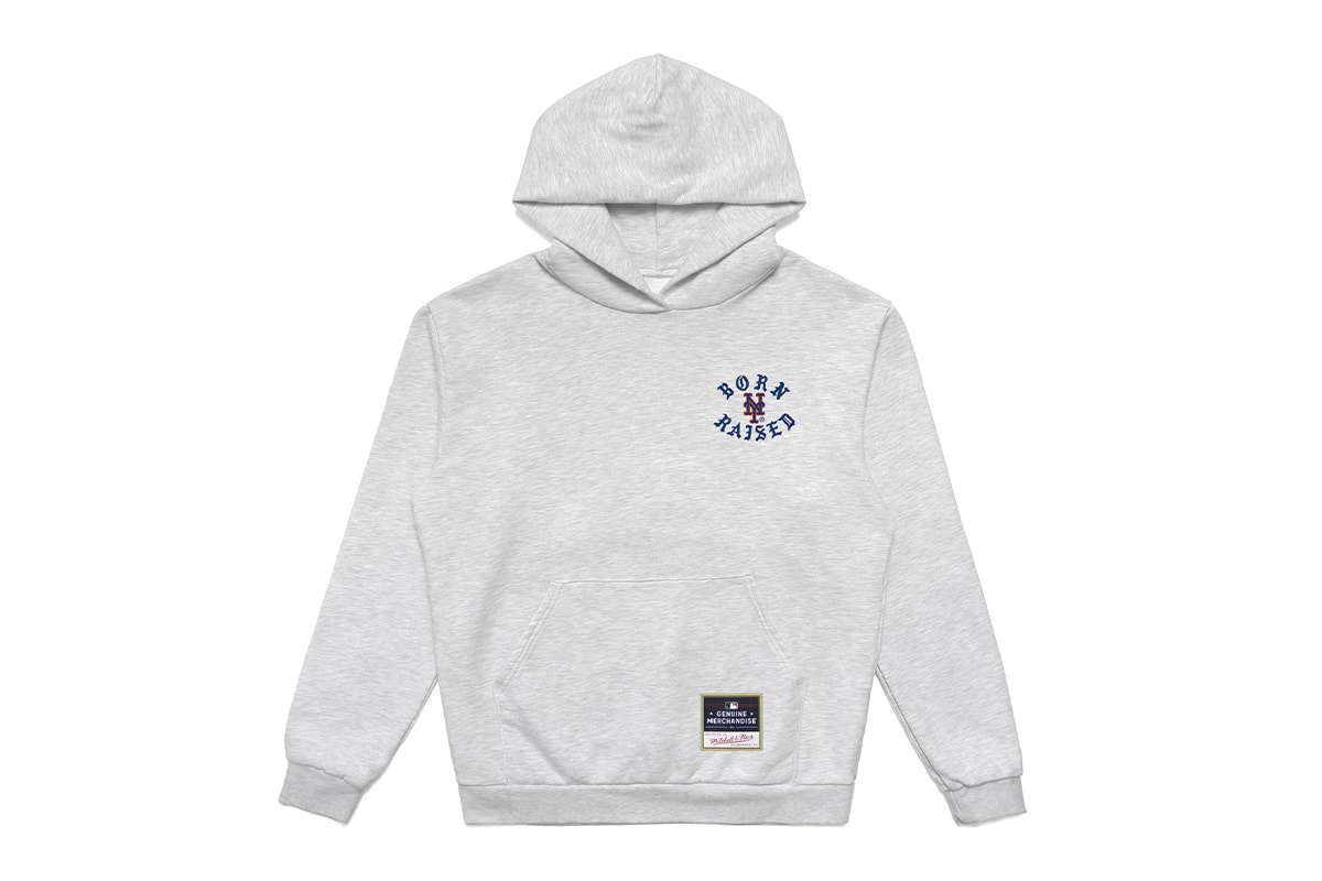 Informações de lançamento da collab Born X Raised e New York Yankees Mets