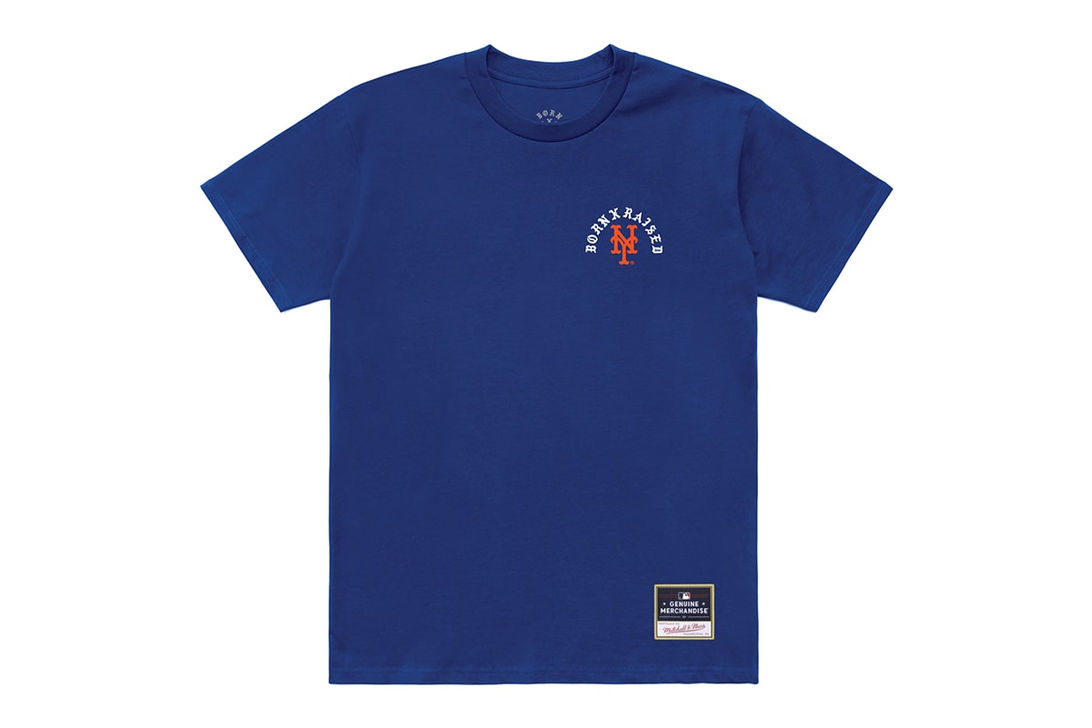 Informações de lançamento da collab Born X Raised e New York Yankees Mets