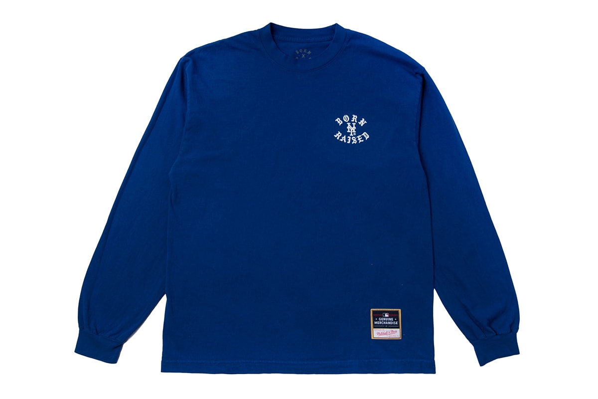 Informações de lançamento da collab Born X Raised e New York Yankees Mets