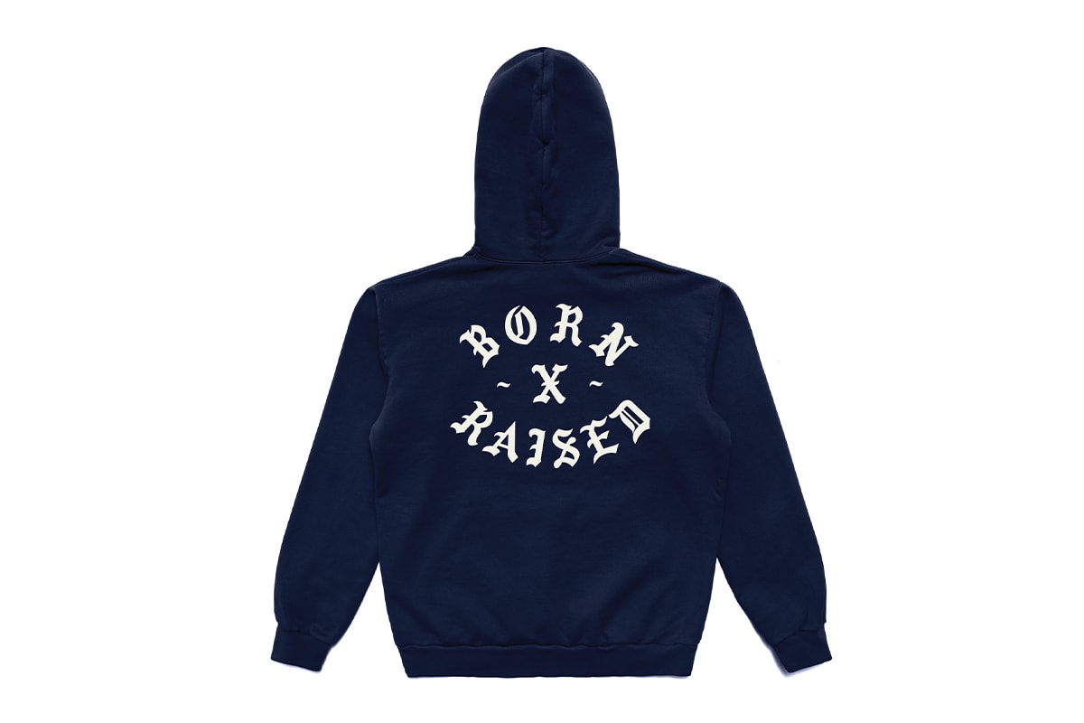 Informações de lançamento da collab Born X Raised e New York Yankees Mets