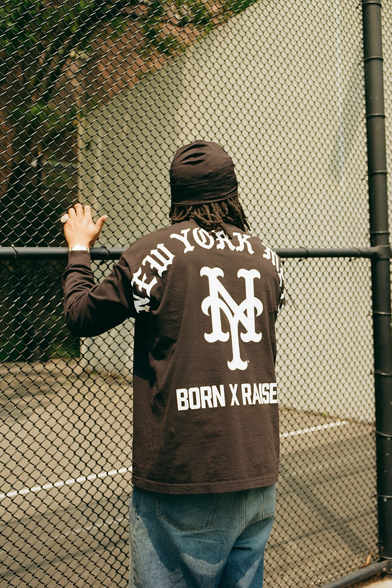 Born X Raised New York Yankees Mets collaboration release info BXR mlb baseball collection release info Mitchell & Ness