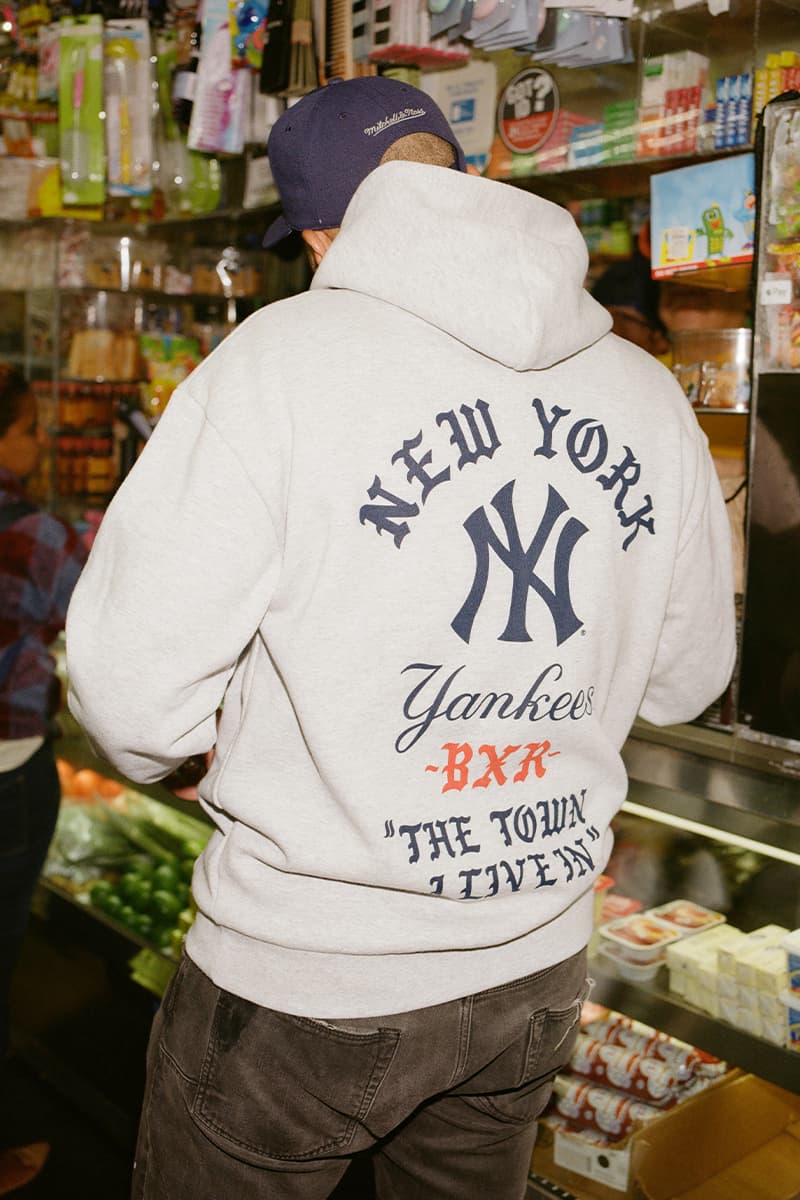Born X Raised New York Yankees Mets collaboration release info BXR mlb baseball collection release info Mitchell & Ness