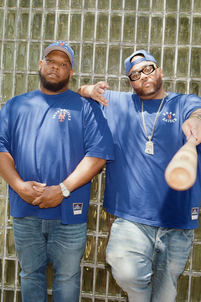 Born X Raised New York Yankees Mets collaboration release info BXR mlb baseball collection release info Mitchell & Ness