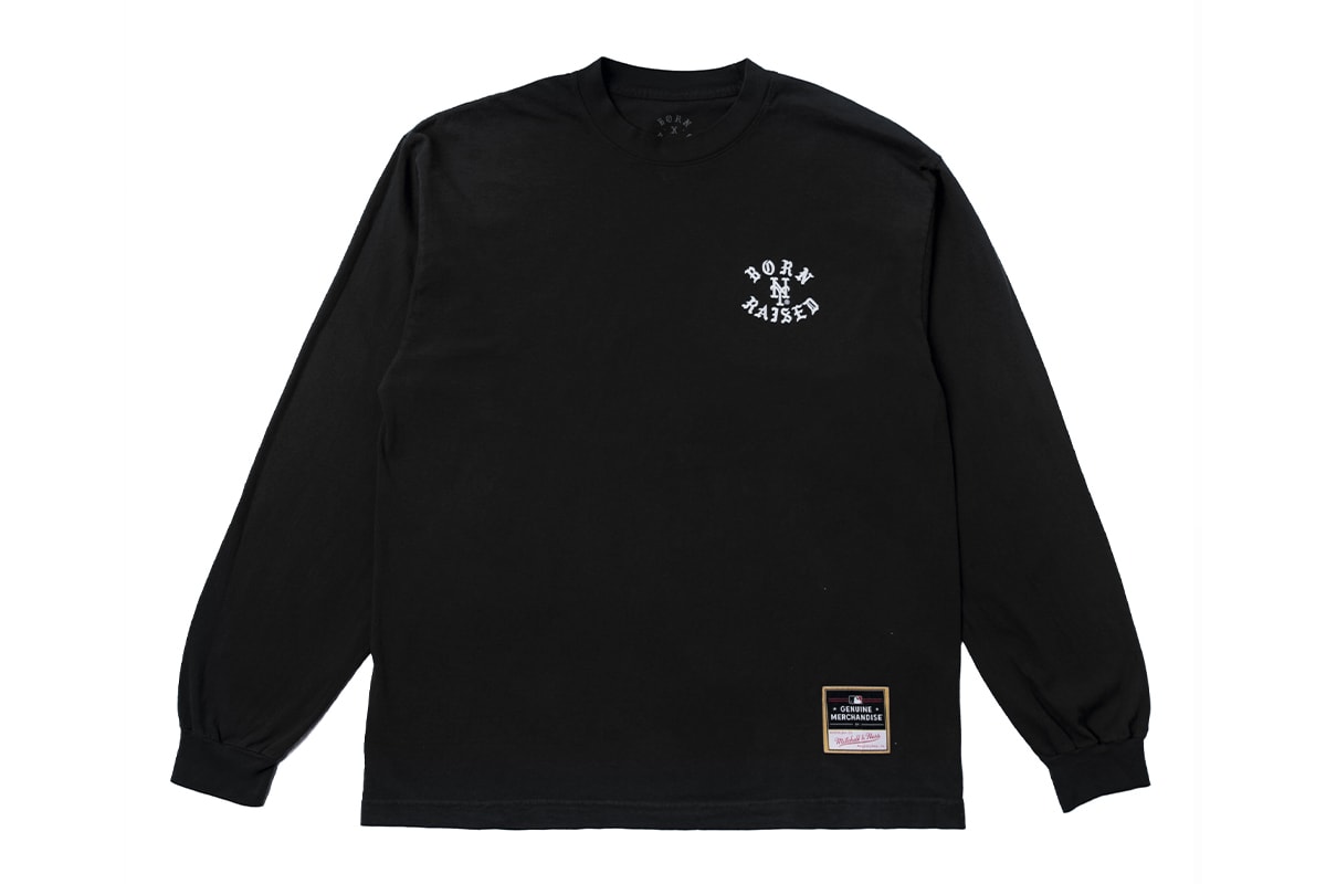 Informações de lançamento da collab Born X Raised e New York Yankees Mets