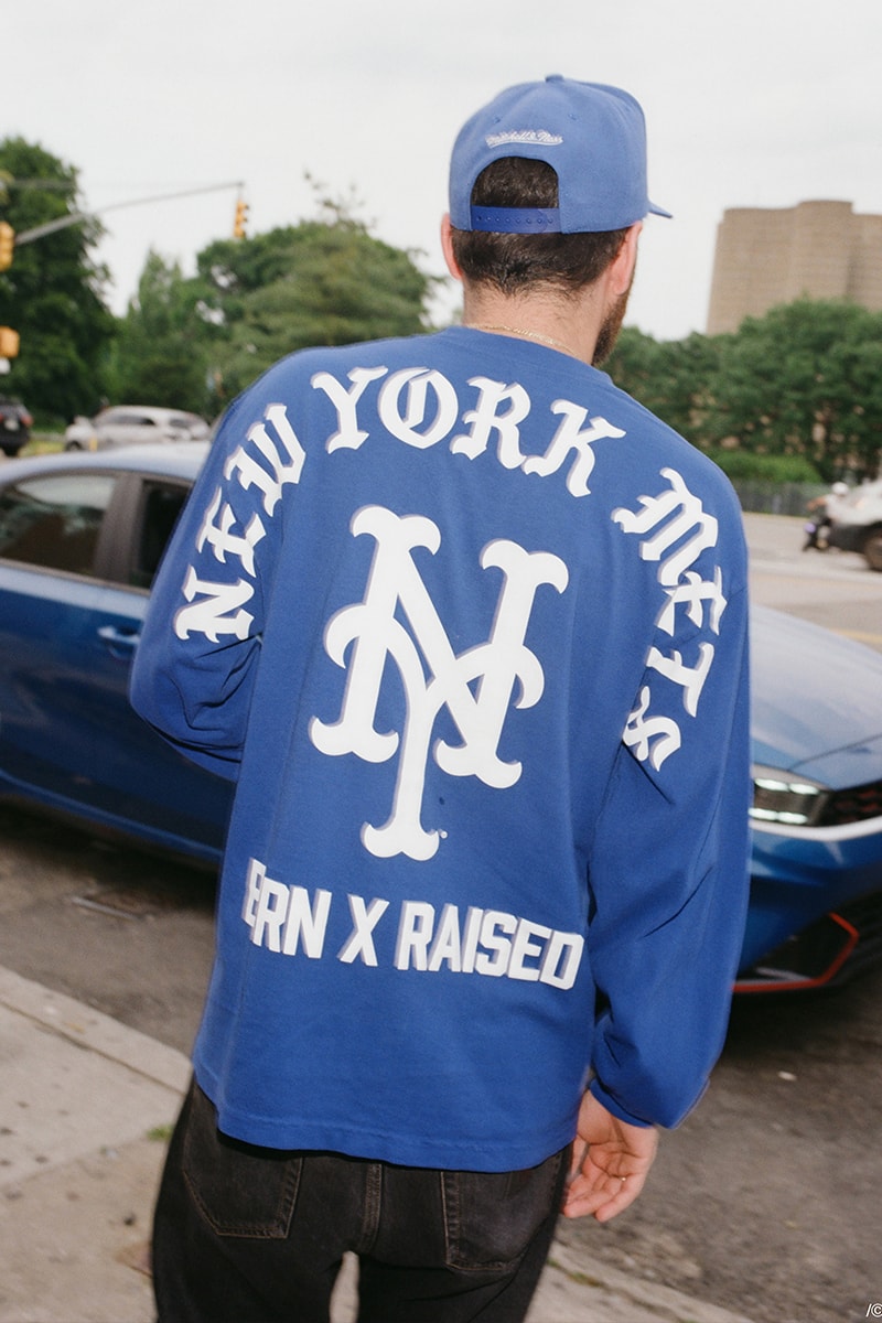 Born X Raised New York Yankees Mets collaboration release info BXR mlb baseball collection release info Mitchell & Ness