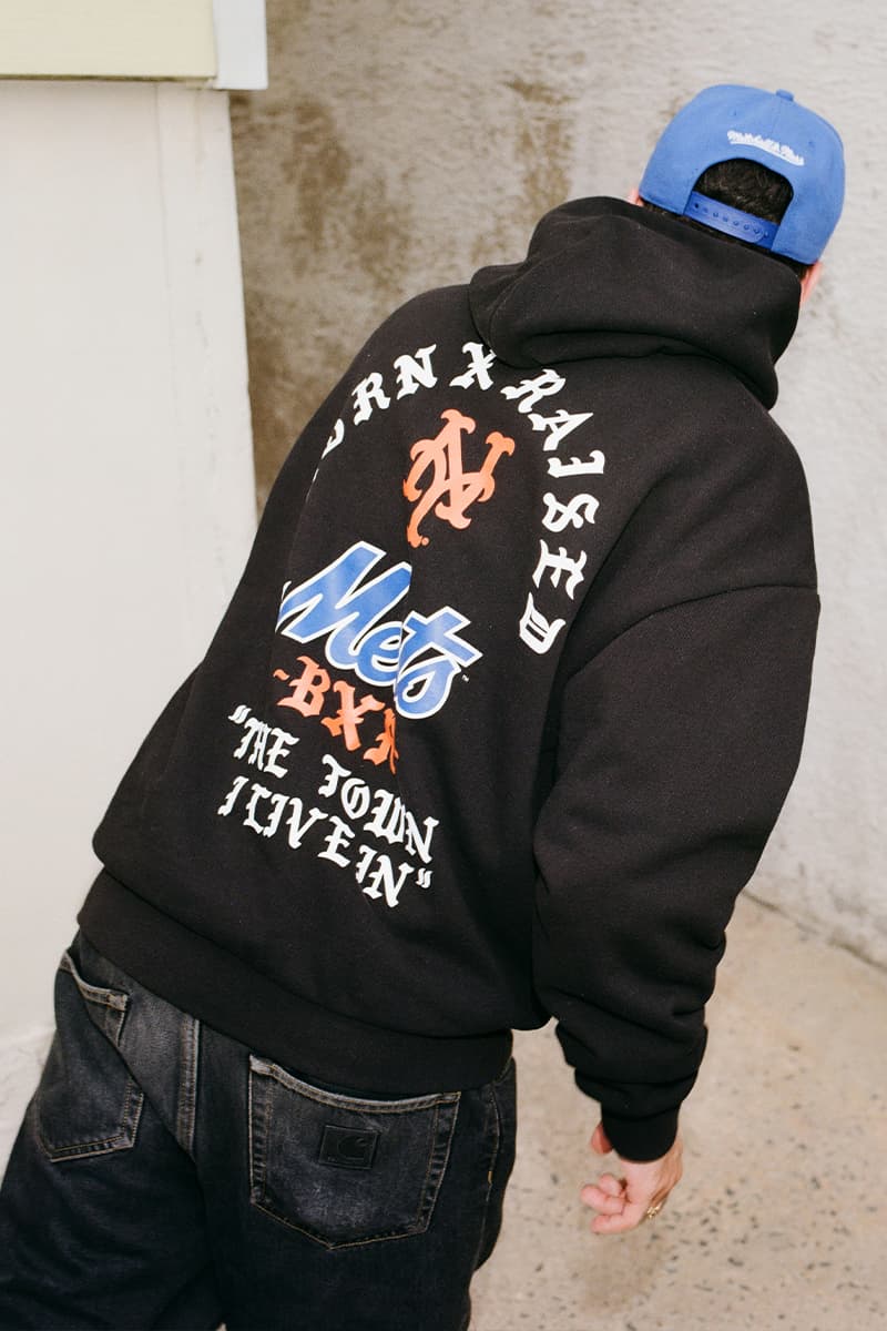 Born X Raised New York Yankees Mets collaboration release info BXR mlb baseball collection release info Mitchell & Ness