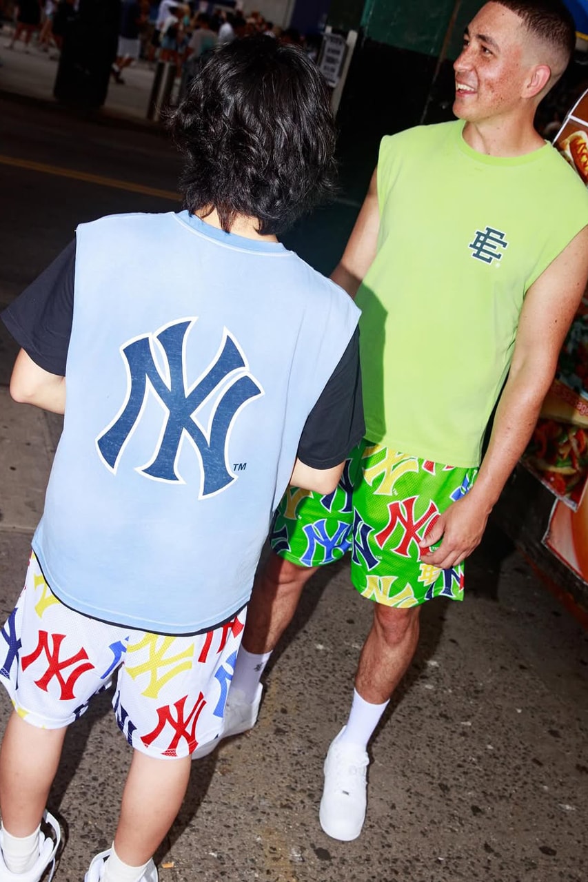 Eric Emanuel Teams With New York Yankees for EE Day at Yankee Stadium collab shorts clothing price release info tickets 