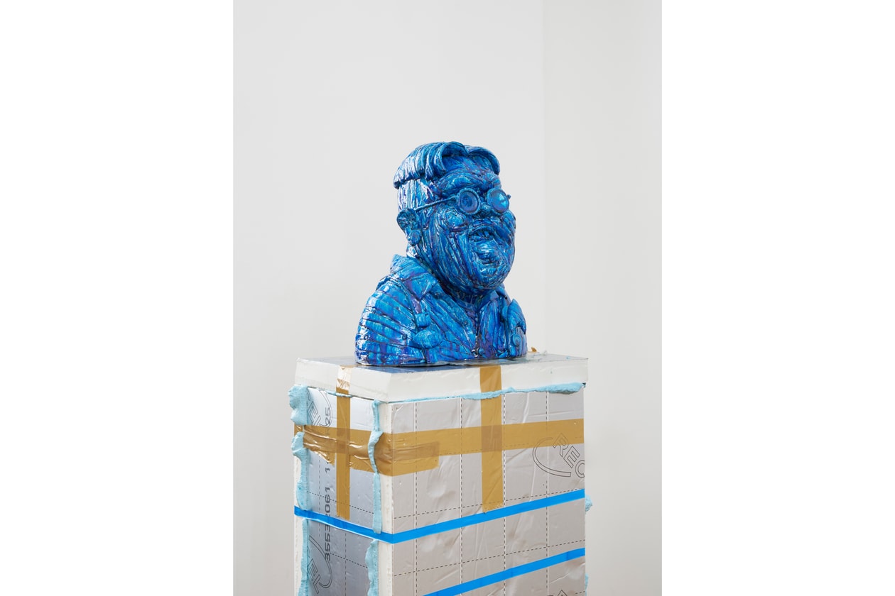 Gary Card 'Gathering Dust' Plaster Takeover London art artworks