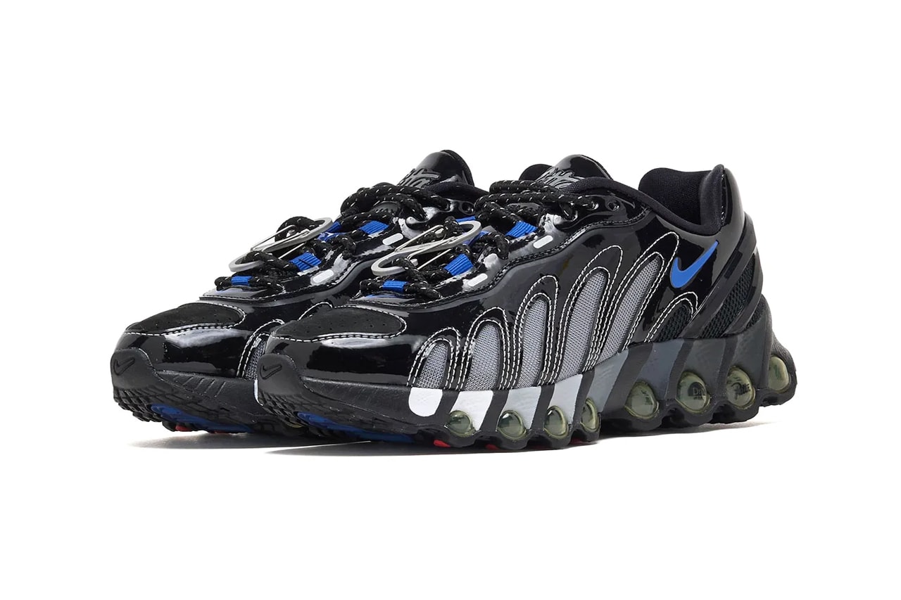 First Look at the Patta x Nike Air Max DN8 Black/Game Royal IB4029-001 Edson "Barbapapa" Sabajo dutch brand 
