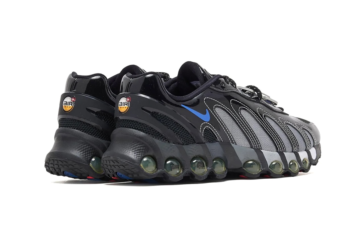 First Look at the Patta x Nike Air Max DN8 Black/Game Royal IB4029-001 Edson "Barbapapa" Sabajo dutch brand 