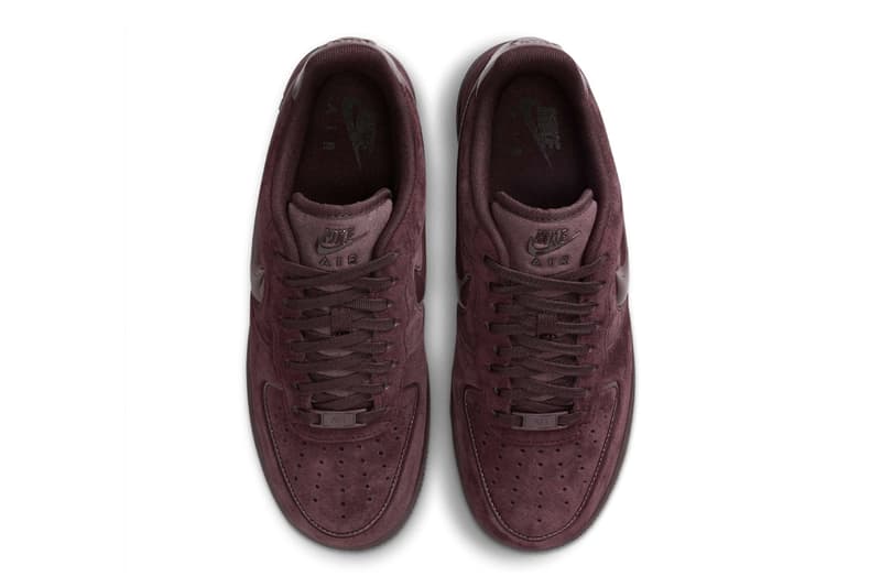 Nike Air Force 1 Low Suede Pack Light Orewood Brown, Mink Brown, Burgundy Crush HV4406-001 HV4406-200 HV4406-600 Release Info
