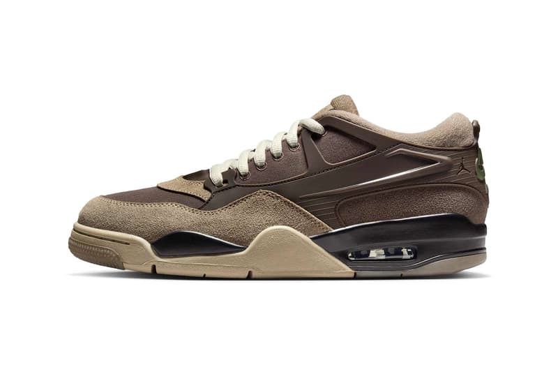Air Jordan 4 RM "Ironstone" FQ7939-022 Baroque Brown-Light Bone-Medium Olive nike michael jordan nigel sylvester collaboration