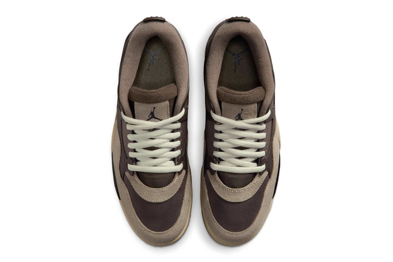 Air Jordan 4 RM "Ironstone" FQ7939-022 Baroque Brown-Light Bone-Medium Olive nike michael jordan nigel sylvester collaboration