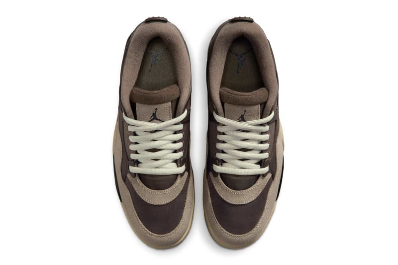 Air Jordan 4 RM "Ironstone" FQ7939-022 Baroque Brown-Light Bone-Medium Olive nike michael jordan nigel sylvester collaboration