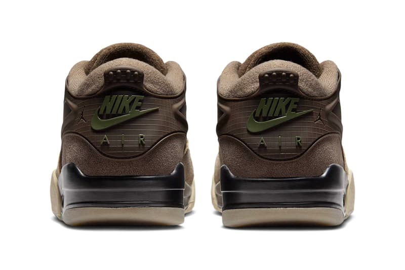 Air Jordan 4 RM "Ironstone" FQ7939-022 Baroque Brown-Light Bone-Medium Olive nike michael jordan nigel sylvester collaboration