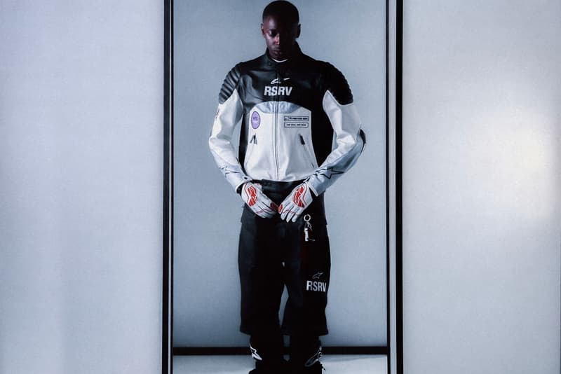 Alpinestars RSRV Revives and Reengineers Archival Pieces in REVAMPED Drop release info price racing motorsports motocross leather jacket hoodie biking footwear 