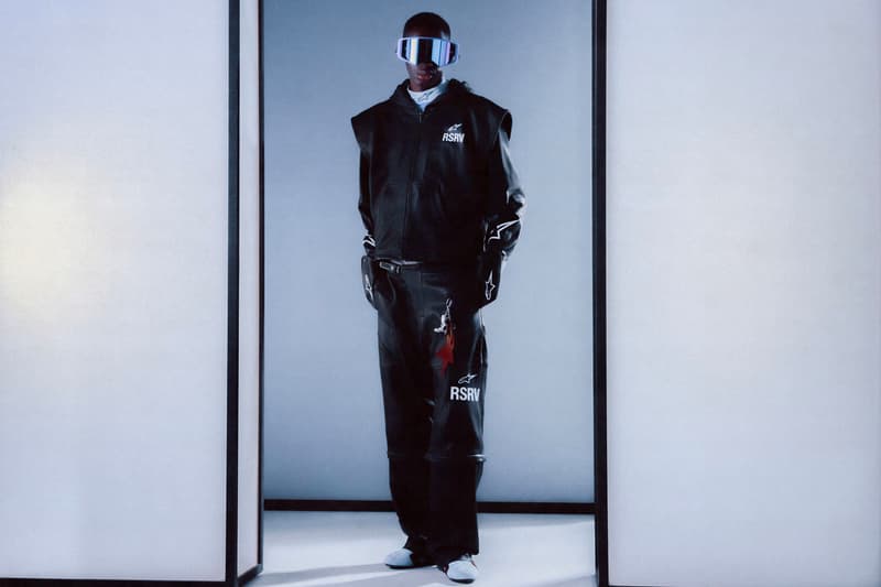 Alpinestars RSRV Revives and Reengineers Archival Pieces in REVAMPED Drop release info price racing motorsports motocross leather jacket hoodie biking footwear 
