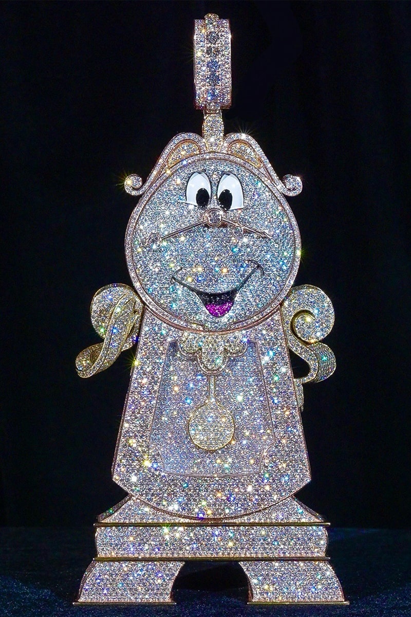 Drake Shares Timeless Tribute to Virgil Abloh With New Alex Moss NY Chain cogsworth beauty and the beast lumiere diamongds accessories wireless festival uk disney
