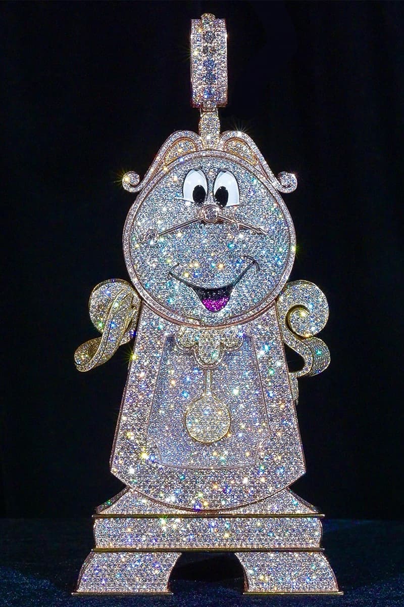 Drake Shares Timeless Tribute to Virgil Abloh With New Alex Moss NY Chain cogsworth beauty and the beast lumiere diamongds accessories wireless festival uk disney