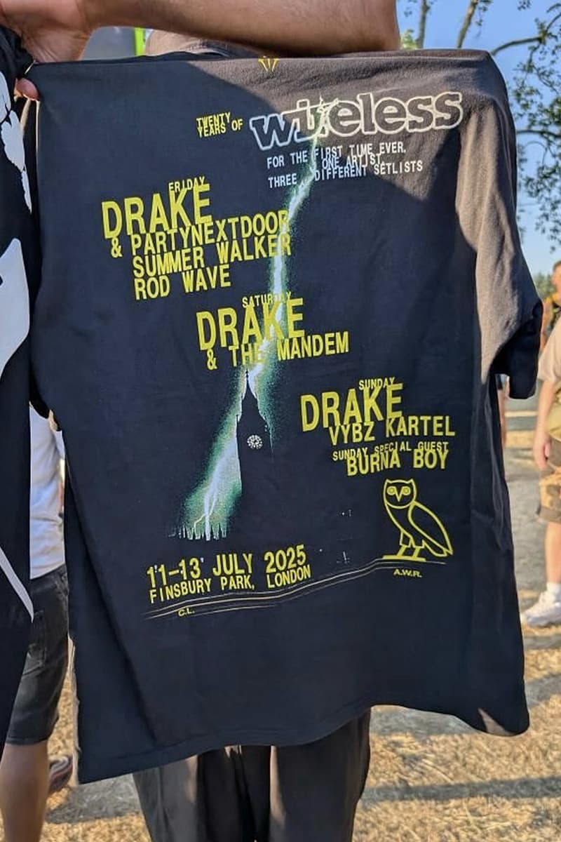 Drake's OVO Takes Over Wireless Festival With Exclusive Nike NOCTA Merch Drop Including collaborations with Cactus Plant Flea Market, Sp5der Worldwide and more young thug central cee dave