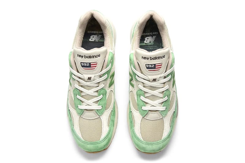 New Balance 992 Made in US Returns in "Mint Gum" Colorway Release info nb U992EN1
