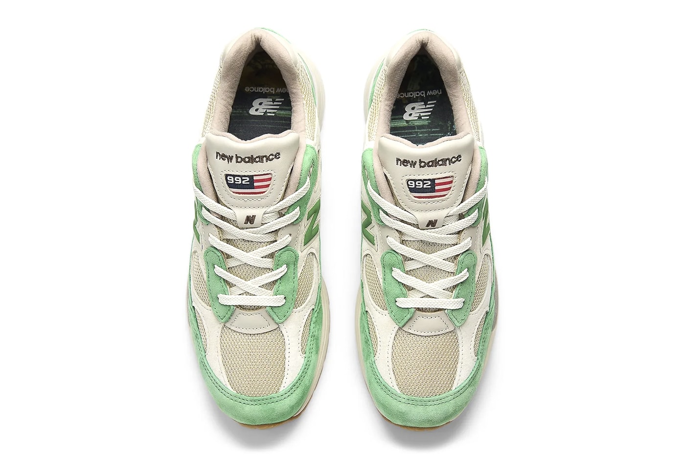 New Balance 992 Made in US Returns in "Mint Gum" Colorway Release info nb U992EN1