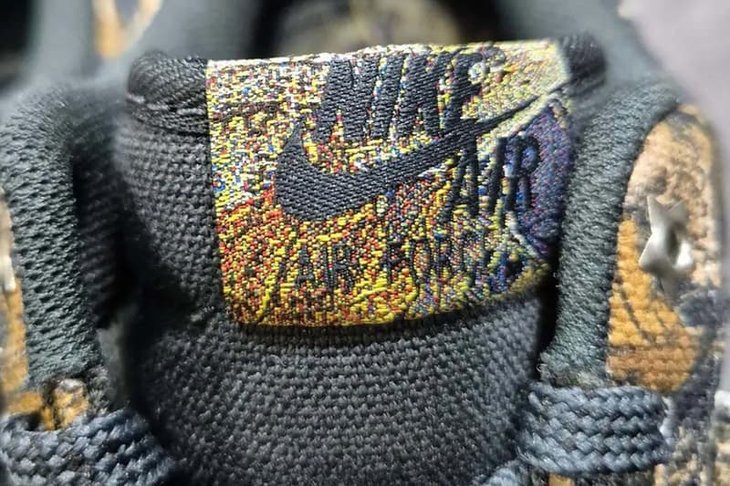 Nike Air Force 1 Low "Realtree" IH1221-001 First Look black camouflage