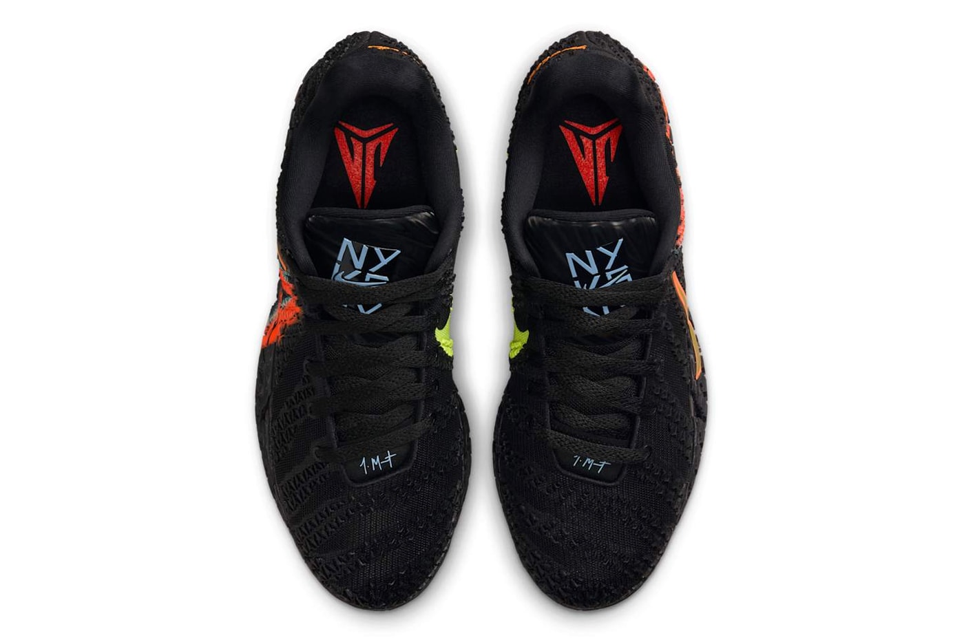 Nike Ja 3 “NY vs NY” ja morant nba sneaker memphis grizzlies IM0464-001 Black/Total Orange-Neon Yellow-Bright Crimson swoosh new york 
