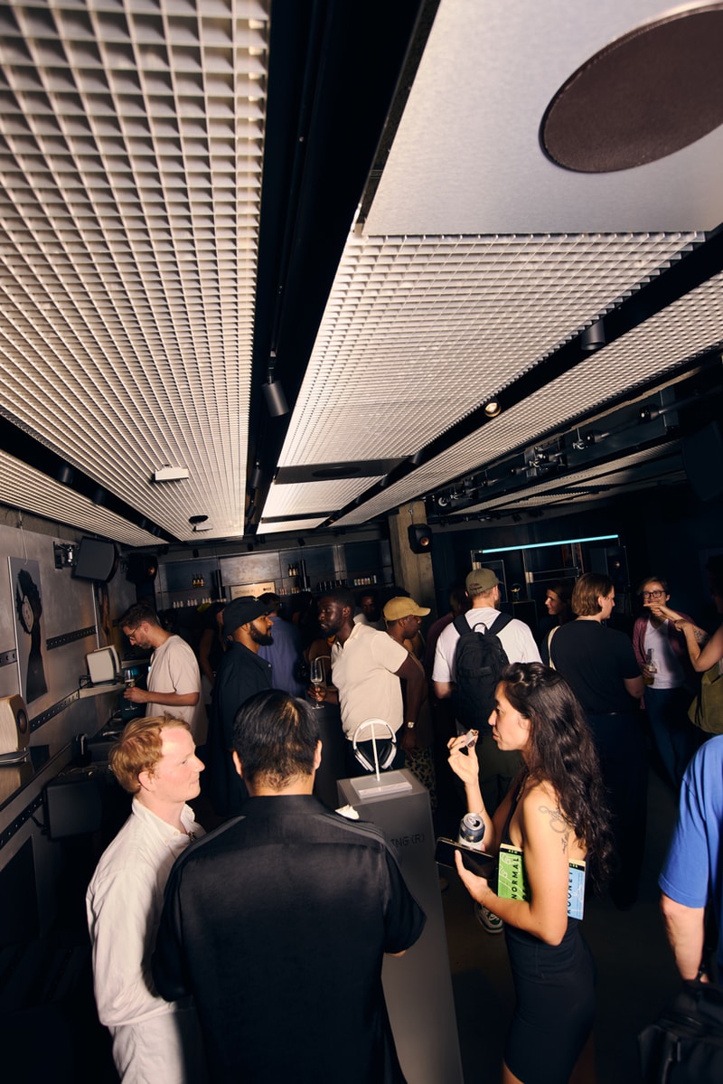 nothing kef music gallery headphone 1 launch party event london over-ear tech music errol touching bass audio immersive sound