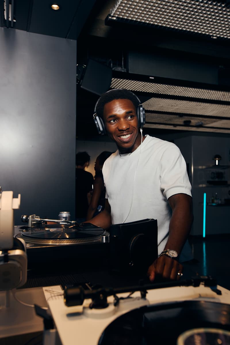 nothing kef music gallery headphone 1 launch party event london over-ear tech music errol touching bass audio immersive sound