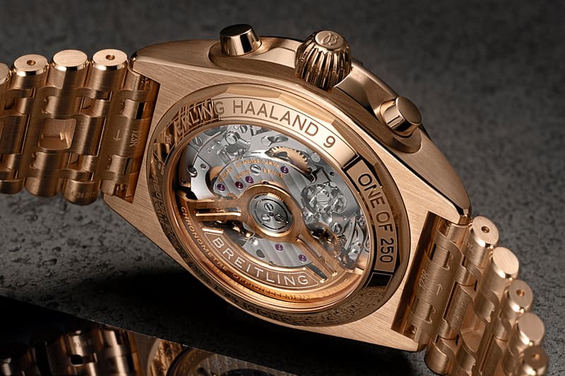 Erling Haaland Breitling Chronomat Limited Edition Collaboration Info Muonionalusta meteorite Breitling Manufacture Caliber 01