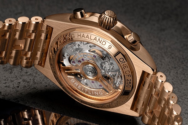 Erling Haaland Breitling Chronomat Limited Edition Collaboration Info Muonionalusta meteorite Breitling Manufacture Caliber 01