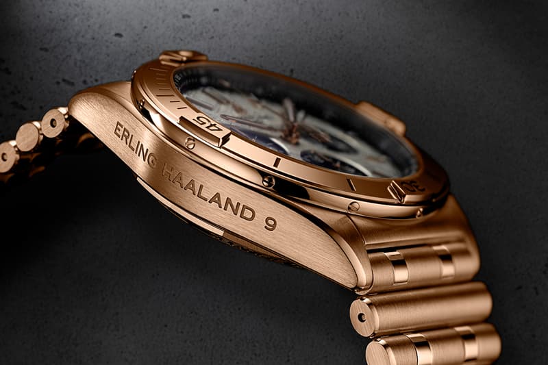 Erling Haaland Breitling Chronomat Limited Edition Collaboration Info Muonionalusta meteorite Breitling Manufacture Caliber 01