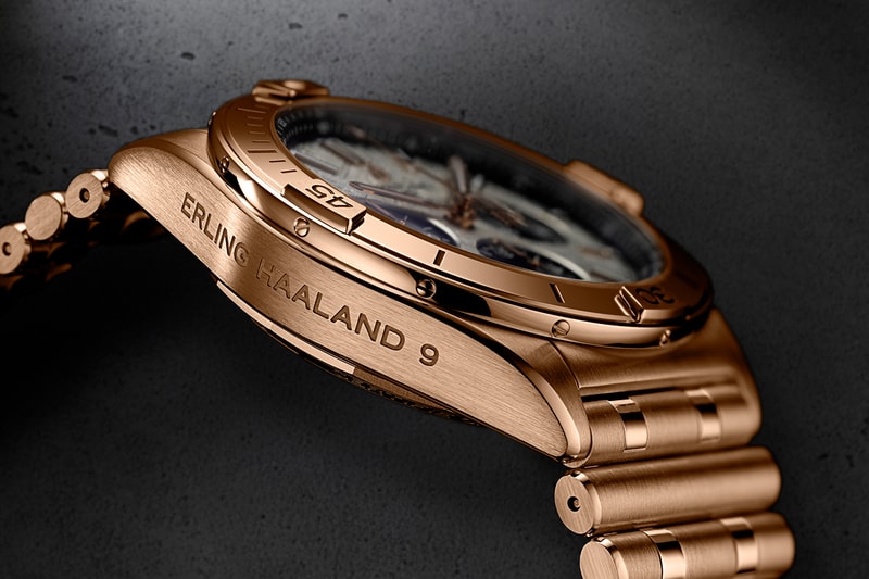 Erling Haaland Breitling Chronomat Limited Edition Collaboration Info Muonionalusta meteorite Breitling Manufacture Caliber 01