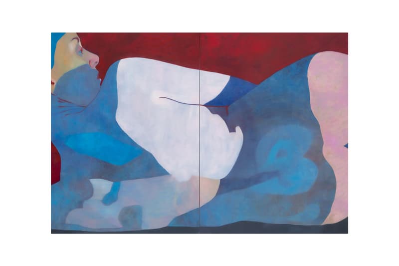 Inès Longevial 'Skin of a Storm' Almine Rech New York art artowkrs