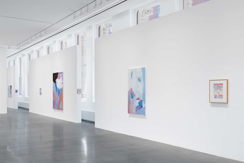 Inès Longevial 'Skin of a Storm' Almine Rech New York art artowkrs