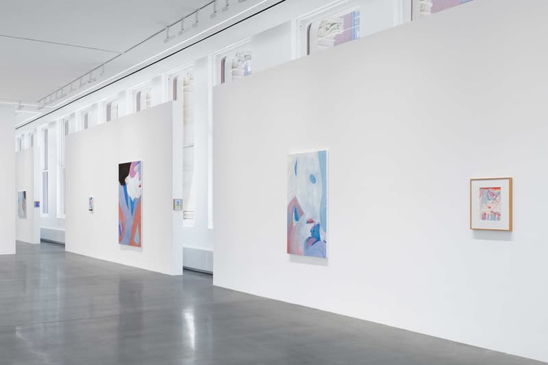 Inès Longevial 'Skin of a Storm' Almine Rech New York art artowkrs