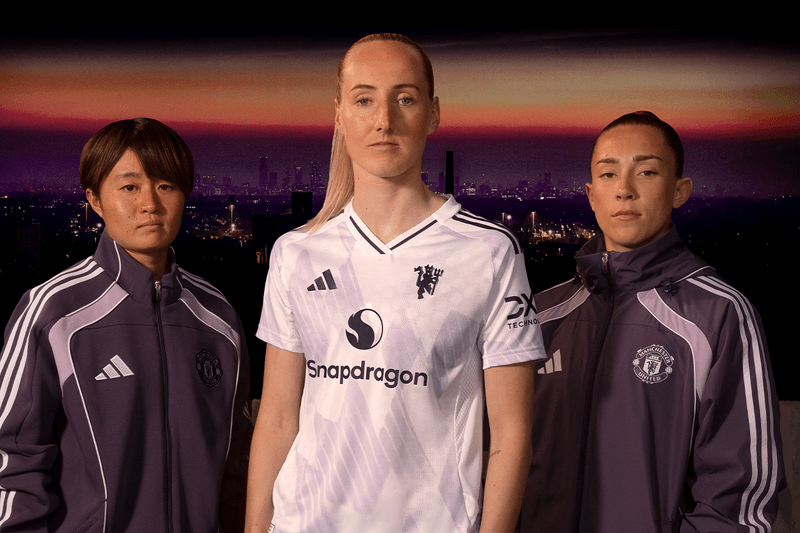 Manchester United adidas 2025/26 Away Jersey football kit collaboration soccer uniform