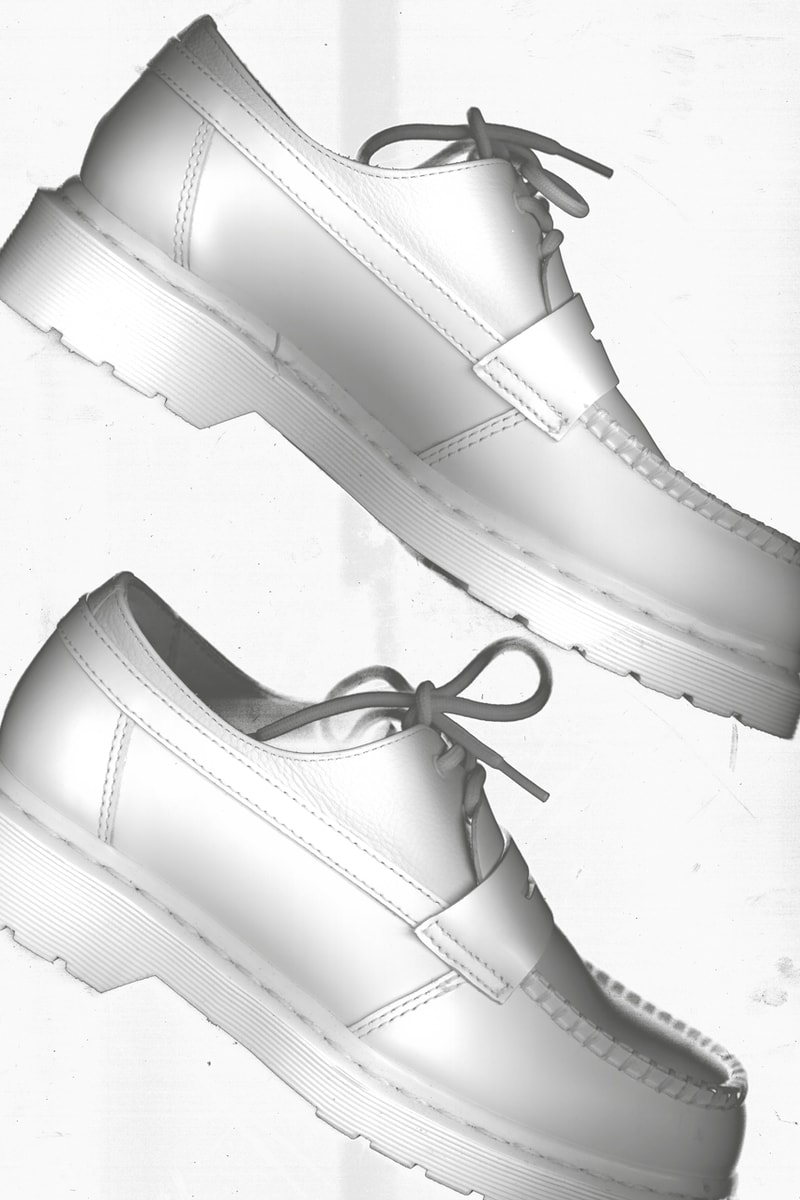 MM6 Maison Margiela and Dr. Martens Meet Again for New Capsule release info 1460 / 1461 and the MM6 Maison Margiela x Dr. Martens 1461 / Penton hybrid sneaker loafer combat boot stitching sole price